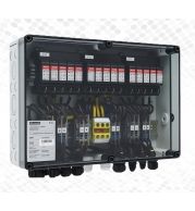 Solar DCDB DC Distribution Box 1000VDC 1250A String Fuses Isolator SPD | IP66 Aluminum Housing DIN Mount | String Level Monitoring Current Sensing | TUV/IEC Certified UAE PV Plant Distribution